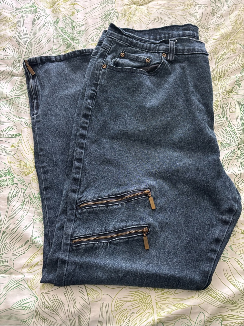 Diane Gilman zipper jeans 18W